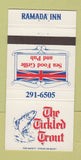 Matchbook Cover - Tickled Trout Ramada Inn San Diego CA 30 Strike