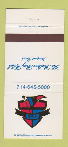 Matchbook Cover - Balboa Bay Club Newport Beach CA 30 Strike