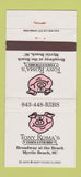 Matchbook Cover - Tony Roma's Ribs BBQ Myrtle Beach SC 30 Strike