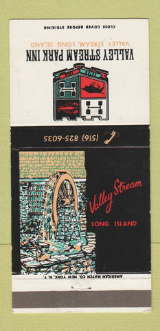 Matchbook Cover - Valley Stream Park Inn LI NY 30 Strike