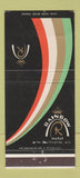Matchbook Cover - Rainbow Motel Burlington WI 30 Strike