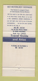 Matchbook Cover - San Clemente Inn CA Best Western 30 Strike