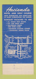 Matchbook Cover - Hacienda Motor Hotel San Pedro CA girlie 30 Strike