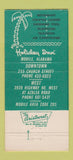 Matchbook Cover - Holiday Inn Mobile AL 30 Strike