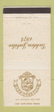Matchbook Cover - Glen Oaks Club Westbury NY 30 Strike