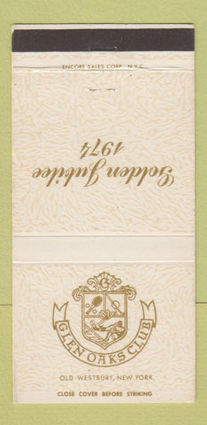 Matchbook Cover - Glen Oaks Club Westbury NY 30 Strike