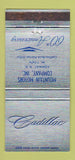 Matchbook Cover - Mountain Cadillac Buick Pontiac Willys Conway NH 30 Strike