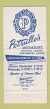 Matchbook Cover - Petrullo's Hackensack NJ Restaurant 30 Strike