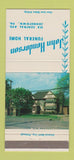 Matchbook Cover - John Henderson Funeral Home Johnstown PA 30 Strike