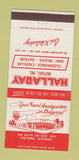 Matchbook Cover - Halladay GMC Oldsmobile Cadillac Datsun Cheyenne WY 30 Strike