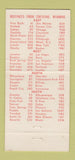 Matchbook Cover - Halladay GMC Oldsmobile Cadillac Datsun Cheyenne WY 30 Strike