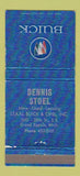 Matchbook Cover - Dennis Stoel Buick Opel Grand Rapids MI WEAR 30 Strike