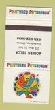 Matchbook Cover - Pittsburgh Paints Modern Decor Hawkesbury ON 30 Strike