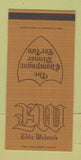 Matchbook Cover - Eddie Webster's Bloomington MN West Des Moines IA 30 Strike