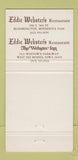 Matchbook Cover - Eddie Webster's Bloomington MN West Des Moines IA 30 Strike