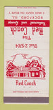 Matchbook Cover - The Red Coach Rockford IL 30 Strike