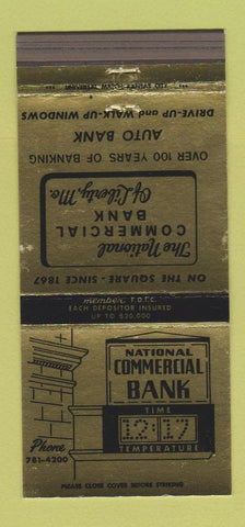Matchbook Cover - National Commercial Bank Liberty MO 30 Strike