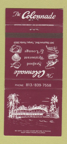 Matchbook Cover - The Colonnade Tampa FL 30 Strike