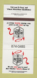Matchbook Cover - St Paul Pub Montreal QC 30 Strike