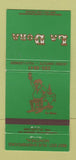 Matchbook Cover - La Dora Montreal QC 30 Strike