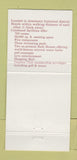 Matchbook Cover - Arlington Resort Hotel Hot Springs National Park AR 30 Strike
