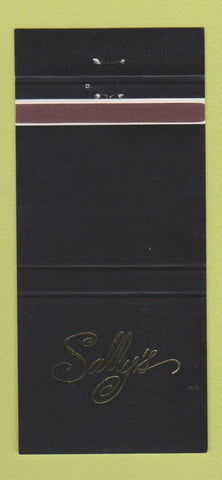Matchbook Cover - Sally's Steak House Cocktail Lounge Milwaukee WI 30 Strike