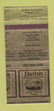 Matchbook Cover - Dusty's Greenwich CT Restaurant PRINTING ERROR 30 Strike