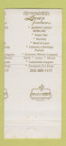Matchbook Cover - Dusty's Greenwich CT Restaurant PRINTING ERROR 30 Strike