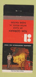 Matchbook Cover - Ansul Fire Extinguishing Baton Rouge LA Tom Gordon 30 Strike