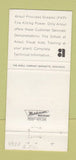 Matchbook Cover - Ansul Fire Extinguishing Hagerstown MD 30 Strike