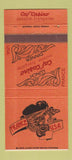 Matchbook Cover - Caf Casino French  Scottsdale Phoenix AZ 30 Strike
