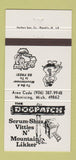 Matchbook Cover - Dogpatch Restaurant Munising MI 30 Strike