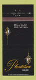 Matchbook Cover - Plantation Moline IL restaurant 30 Strike