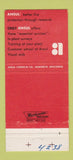 Matchbook Cover - Ansul Fire Extinguishing Knoxville TN 30 Strike