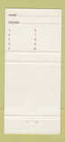Matchbook Cover - BJ Bull's Brampton ON 30 Strike