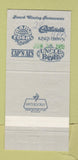 Matchbook Cover - South Seas Plantation Captiva Island FL 30 Strike