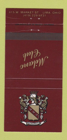 Matchbook Cover - Milano Club Lima OH 30 Strike