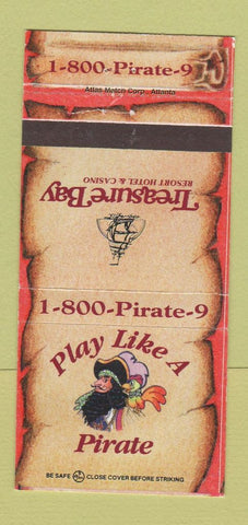 Matchbook Cover - Treasure Bay Hotel Casino 30 Strike