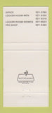 Matchbook Cover - Chartiers Country Club Pittsburgh PA 30 Strike