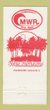Matchbook Cover - New Horizons MWR Rota Spain Christmas 30 Strike