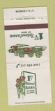 Matchbook Cover - 1st National Bank Pana IL 30 Strike