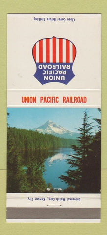 Matchbook Cover - Union Pacific Railroad Mount Hood OR 30 Strike