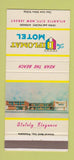 Matchbook Cover - Diplomat Motel Atlantic City NJ 30 Strike