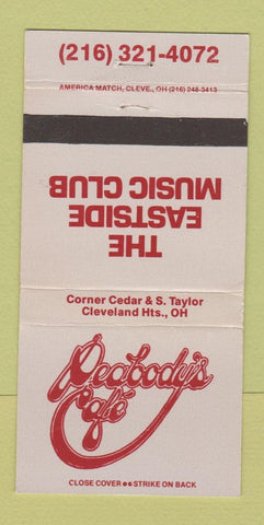 Matchbook Cover - Peabody's Cafe Cleveland Heights OH 30 Strike