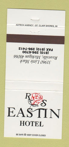 Matchbook Cover - Eastin Hotel Roseville MI 30 Strike