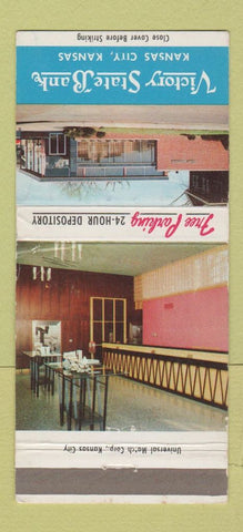Matchbook Cover - Victory State Bank Kansas City MO 30 Strike