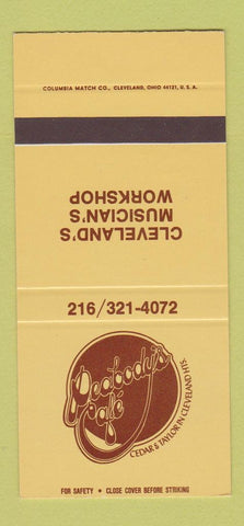 Matchbook Cover - Peabody's Cafe Cleveland OH 30 Strike