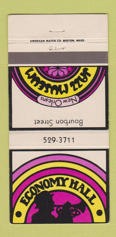 Matchbook Cover - New Orleans Jazz Museum Royal Sonesta Hotel LA? 30 Strike