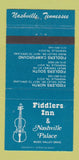 Matchbook Cover - Fiddlers Inn Nashville TN 30 Strike