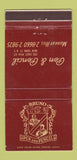 Matchbook Cover - Pen and Pencil New York City 30 Strike